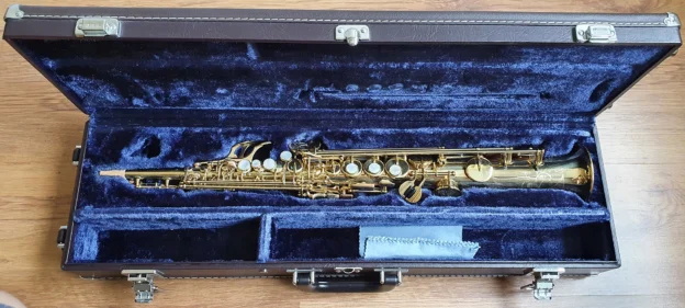 Yamaha YSS-62 Soprano Saxophone (Purple logo)